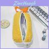 Plush Shrimp Pencil Case For Girls With Large Capacity And Korean Style Design