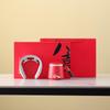 Changqi Anniversary Gift Set with Neck Massager & Blue Ceramic Mug