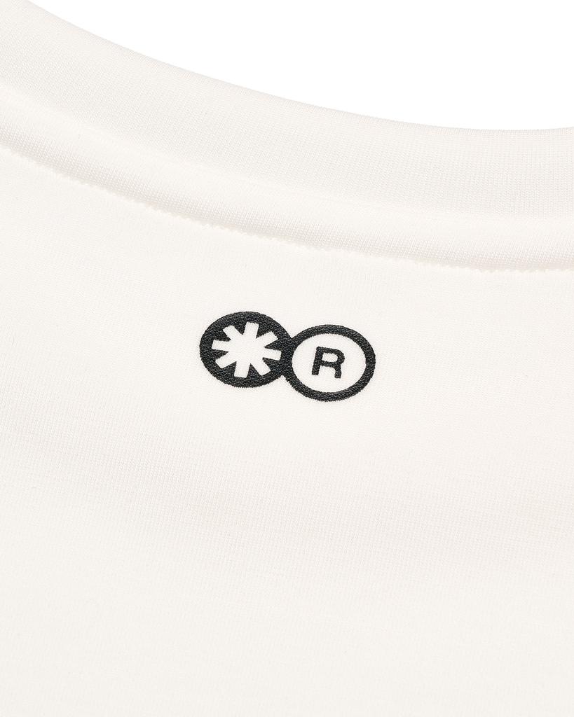 Liaaegtipai Womens Semi Cropped T-Shirt White