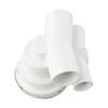 For Swim Spas Hydrotherapy Jet Head Swimming Pool Massage Nozzle White Silver Enduring Construction Rotating Design
