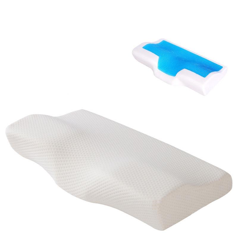 Pillow Gel Memory Pillow Slow Rebound Memory Cotton Butterfly Wave Pillow Core Gel Pillow