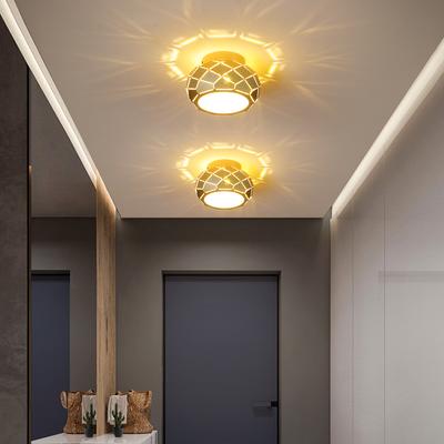 Lámpara de techo LED moderna para pasillo, escaleras, entrada, ático, iluminación interior cuadrada, luces de estilo minimalista, accesorios de cocina