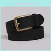 Retro Minimalist Style Mens Belt Metal Pin Buckle Jeans Leisure Waist Belt