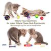 12/14/20PCS Mouse Shape Balls Cat Toys Interactive Sisal Mouse Funny Cat Stick Durable Cat Supplies Daily Entertainment