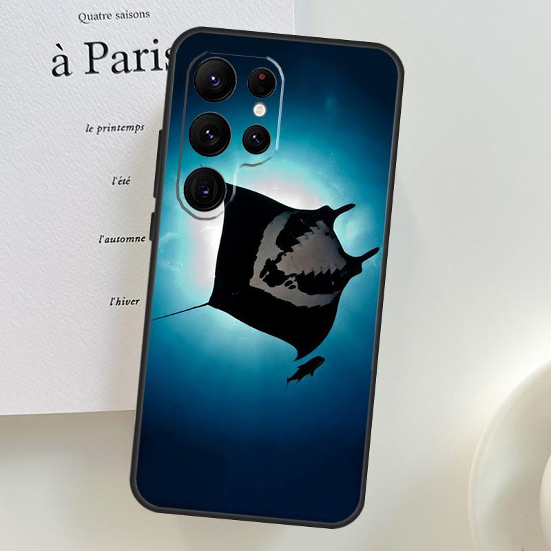 

Animal Manta Ray Case For Samsung Galaxy S26 Ultra S25 S24 S22 S21 S23 Ultra Plus S10 S20 S25 FE Phone Cover Galaxy S23 FE