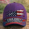 American Anniversary D full print baseball cap Independence Day visor source one piece