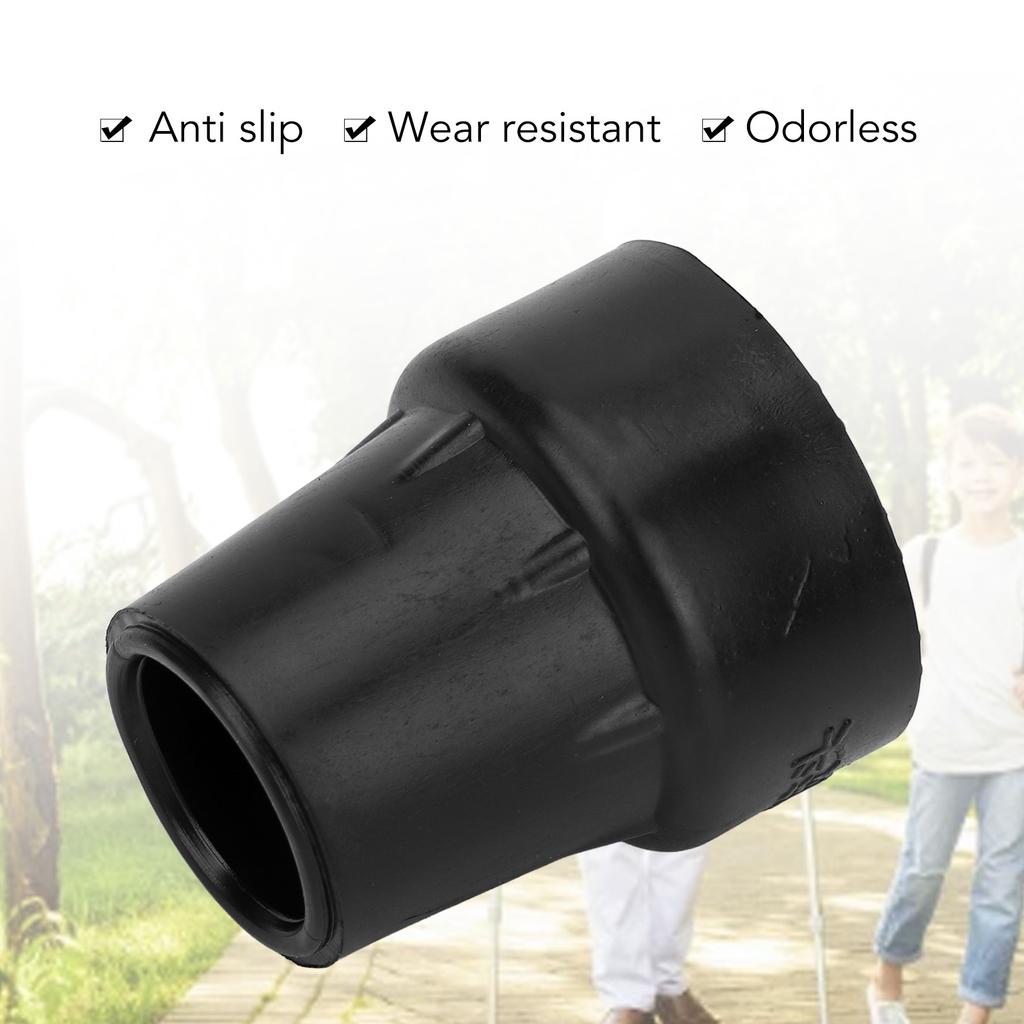 10 buc Vârf de Cârjă Cauciuc Diametru Interior 19mm Rezistență la Alunecare Vârf Robust pentru Baston de Mers