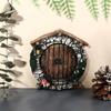Fairy Tale Door Fairytales Door Ornaments Unique Design Pastoral Garden Miniatures High-Quality Magical Wooden Craft