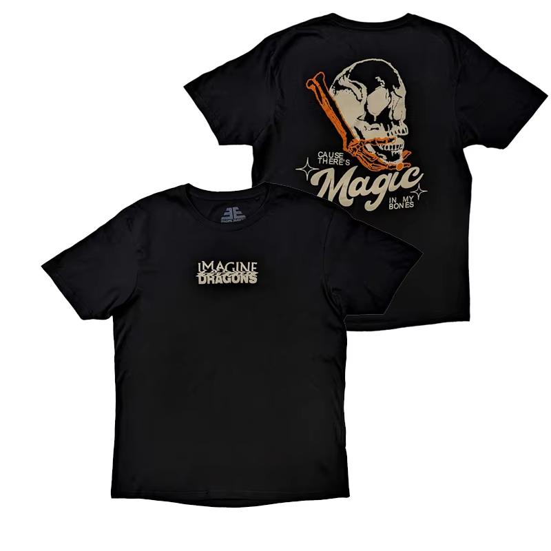 Sommer und Herbst Klassisches Dreamdragon Band bedrucktes T-Shirt locker und lässig kurzärmeliges Herren- und Damen-Sportoberteil