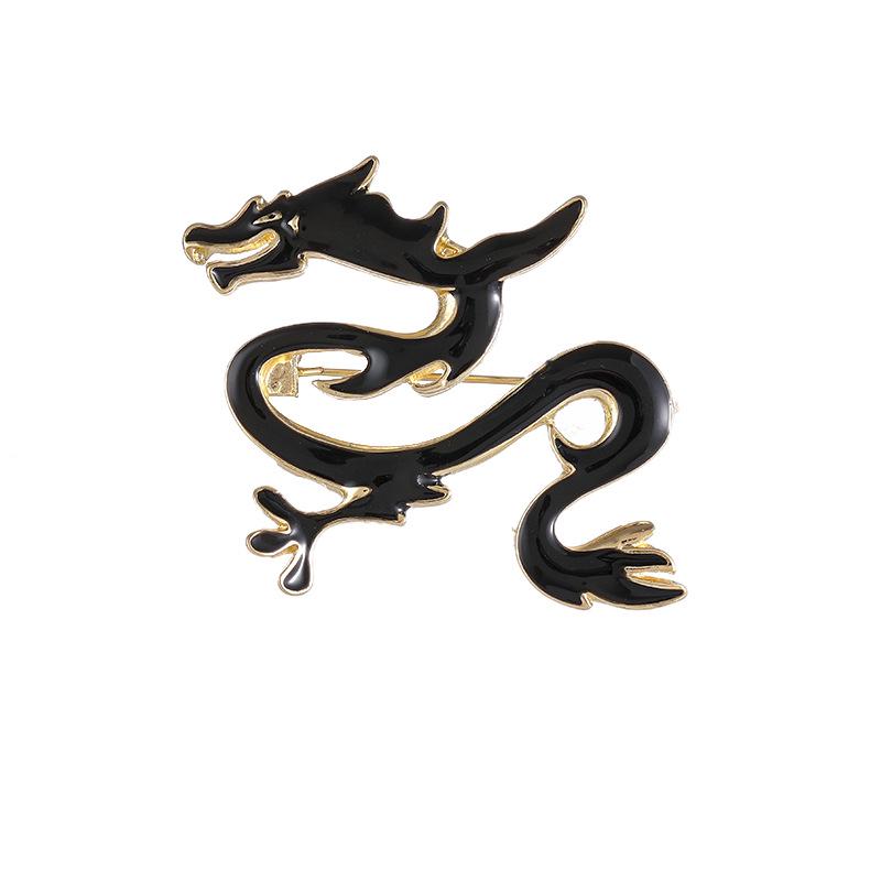 Premium Dragon Zodiac Brooch - High-End Alloy Sweater Accessory