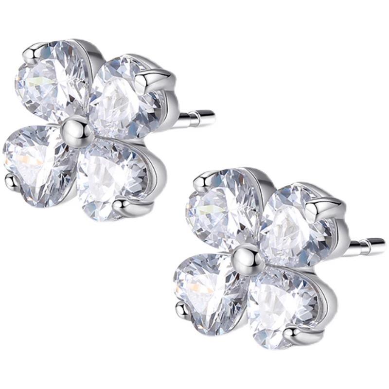 Retro High-end Natural Stone Earrings 100% Match Temperament Yellow Crystal Color Niche Design Women's Fashion Gift Daily Earrings