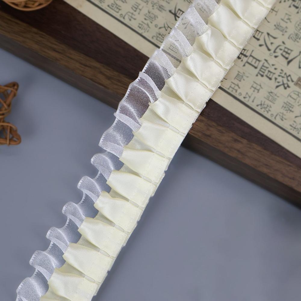 Clothing Decoration Pleated Lace Ribbon Double-layer Multiple Colors Decorative Trim Lace Trim Dress Decorative