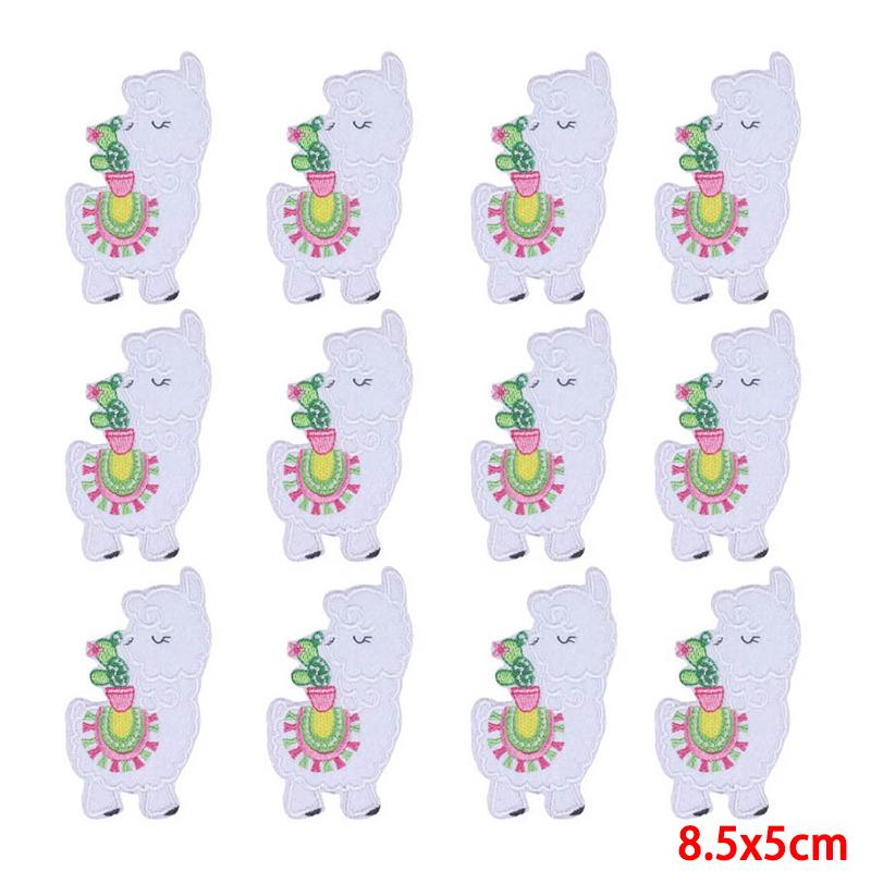 10 Pcs/lot Wholesale Embroidery Patch Iron On Patches For Clothing Patches On Clothes Jackets Decor Applique Sew Supplies