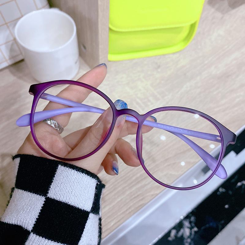 Tr90 Glasses Frame, Retro Glasses Frame, Round Glasses Frame Lesbian 6814