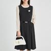 French A-Line Chiffon Dress