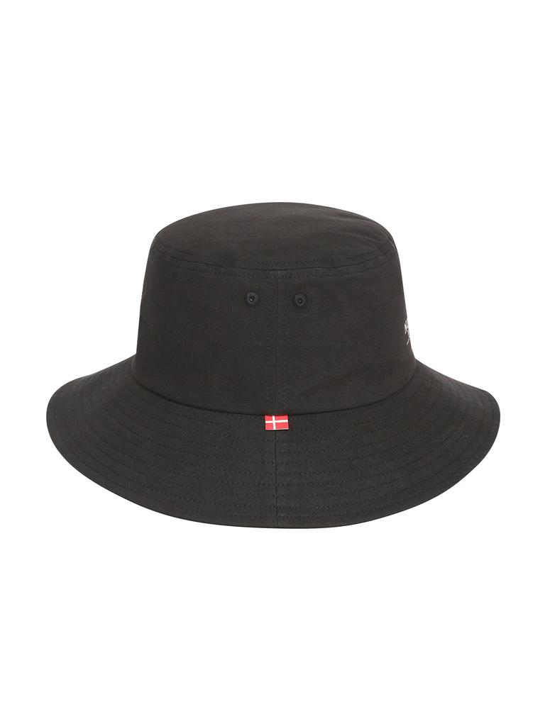 NORDISK [Signature] Polar Bear Logo Cotton Bucket Hat_Black