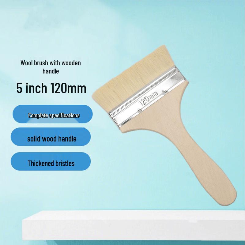 

Wooden Handle Wool Paint Brush