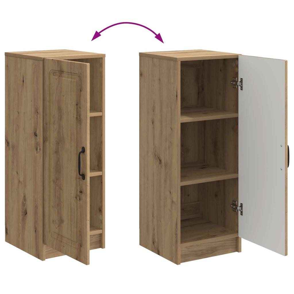 Artisan Oak Sideboard 33 x 34.5 x 87 cm Engineered Wood