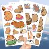 Cartoon Cute Capybara Tattoo Sticker Waterproof Party Party Gift Funny Fun Face Sticker Can Be