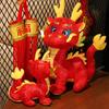 Charming Tail Dragon Stuffed Toy Chinese Zodiac Dragon Plush Dolls Adorable Three-dimensional Mascots for Festivel Home Decor