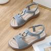 Summer Flat Sandals For Women Dressy Comfortable Sandal Womens Open Toe Ankle Strap Walking Shoes Holiday Wear Chalas Mujer