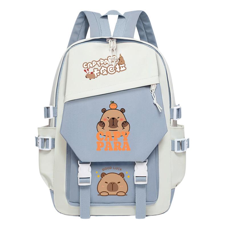 

Новый Капибара милый принт эмодзи колледж легкий стиль ученики начальной и средней школы рюкзак для позвоночника No specification