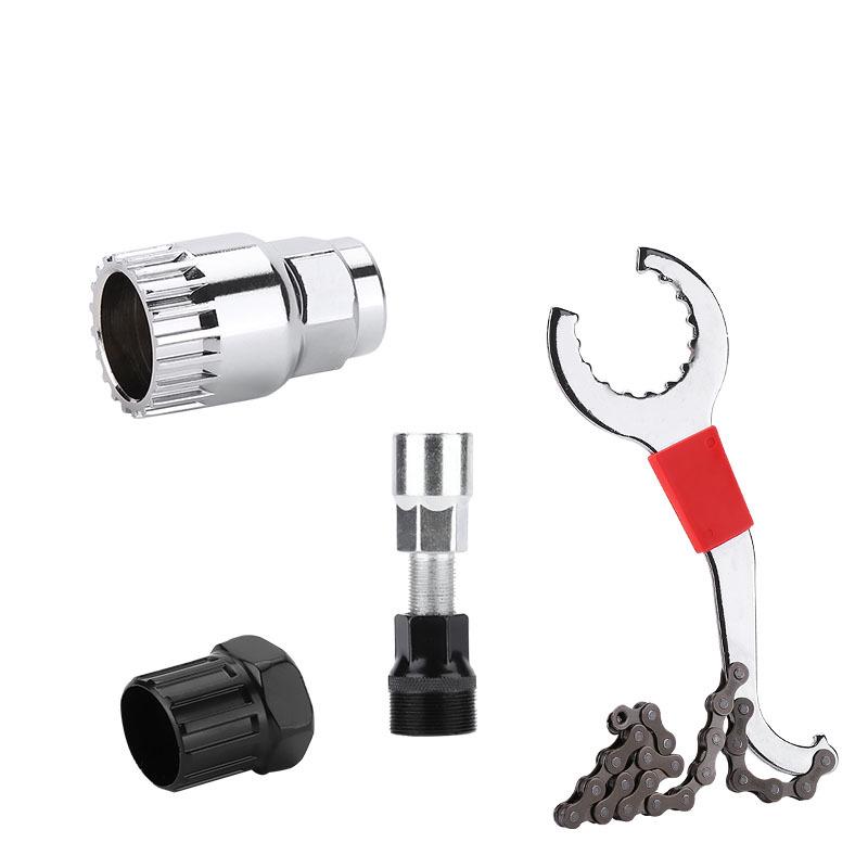 Mountain Bike Repair Tool Kit: Chain Breaker & Flywheel/Bottom Bracket Removal Tools