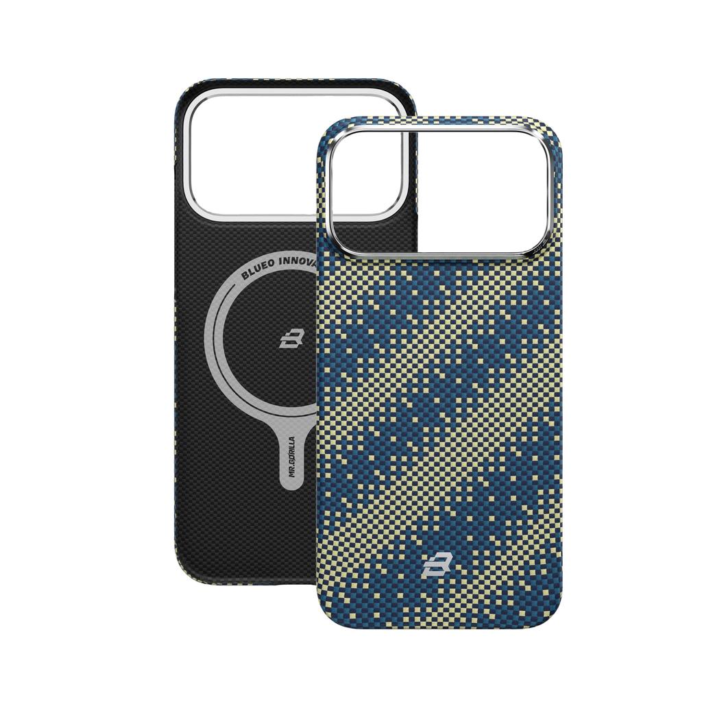 Blueo Kevlar Series for iPhone 17 Pro Max Case Gilded Tactile Woven Galaxy Aramid Fiber Magnetic Case for iPhone 17 Pro Case