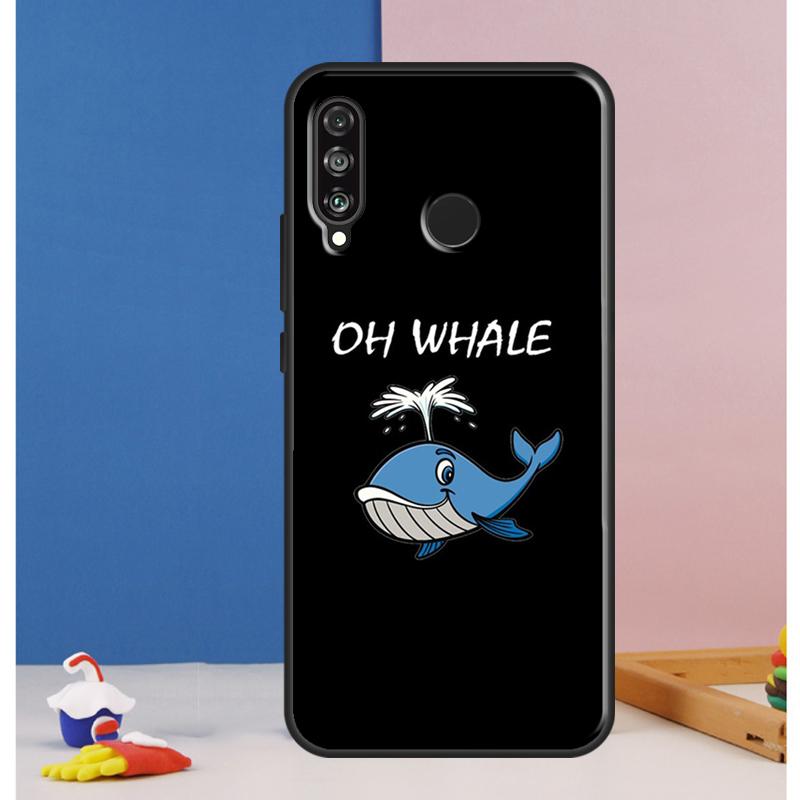 Whale Fish Wave Sea Case For Huawei Nova Y73 Y72 Y70 Y90 Y60 Y61 Y91 12s 12i 11i 8i 9 10 SE P30 P40 Lite P60 Pro