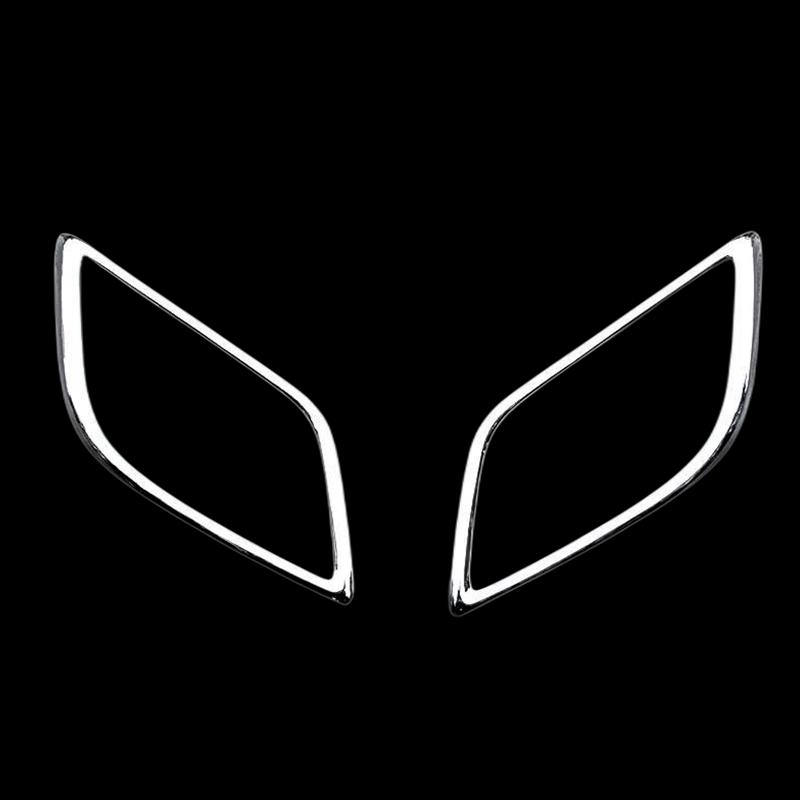 1 Pair Car Front Fog Lamp Light Molding Rings Trim Cover Car Accessories For Chevrolet Sail 3 LOVA RV Fog Lamp Frame Protection