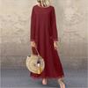 Women's Elegant Lace Plus Fleece Dress Sweater Casual Long Sleeve Outfit Winter Autumn Fashion Clothing Skirt