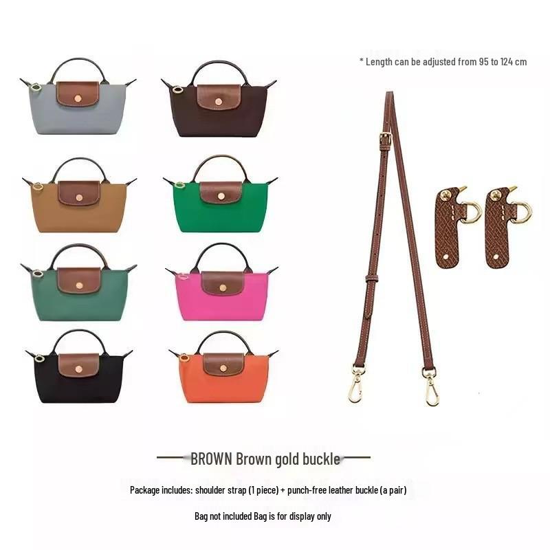 Axelrem med läderspänne för Dumplingväska - Hålfri, 0,9 cm*1,2 cm