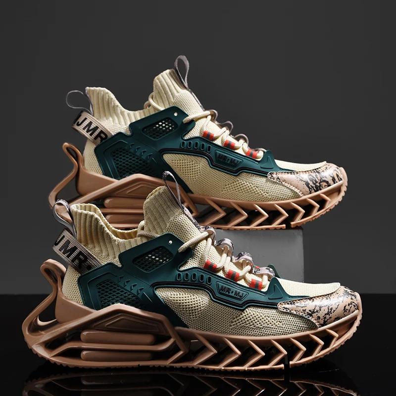 

MODX Fashion Running Shoes Men s Sneakers Ultra-light Breathable Shoes Tennis Luxury Shoes Sports blades Cushioned jogging 39 абрикосовий