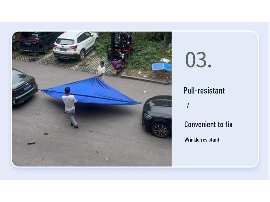 3x3m Double Layer Waterproof Sunshade Canopy with Four-Legged Frame for Outdoor Use
