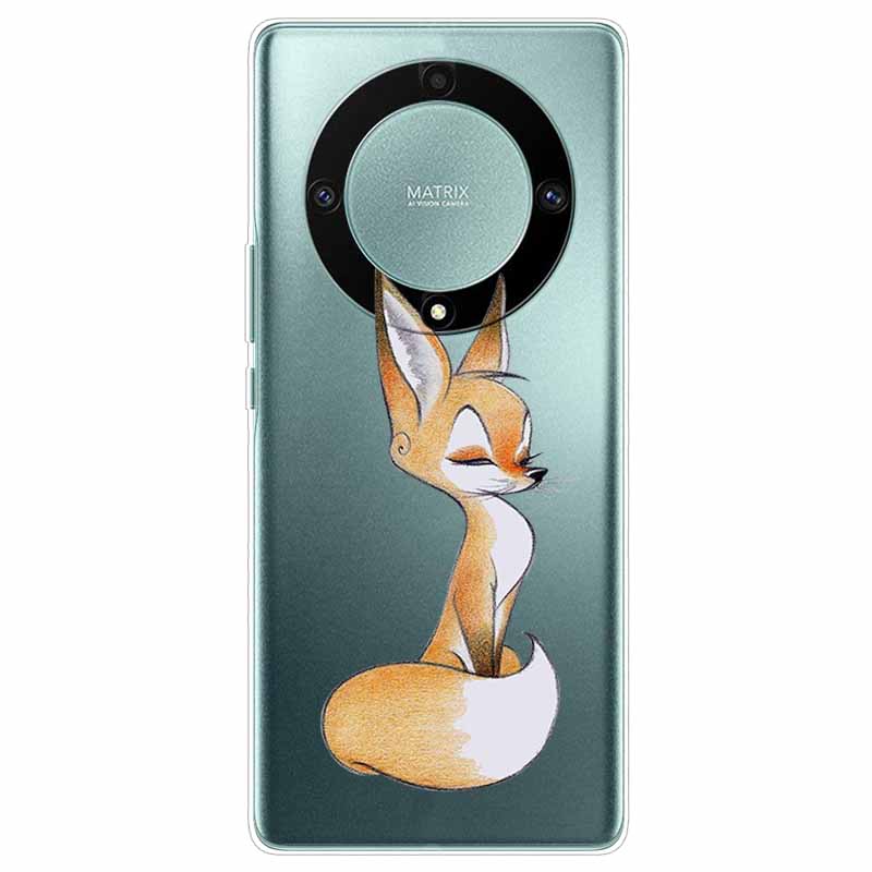 Custodia per Honor Magic6 Lite 5G Trasparente TPU Silicone Funda Capa per Honor Magic 6 Lite Coperture Morbide Magic6Lite Trasparenti Coques borsa