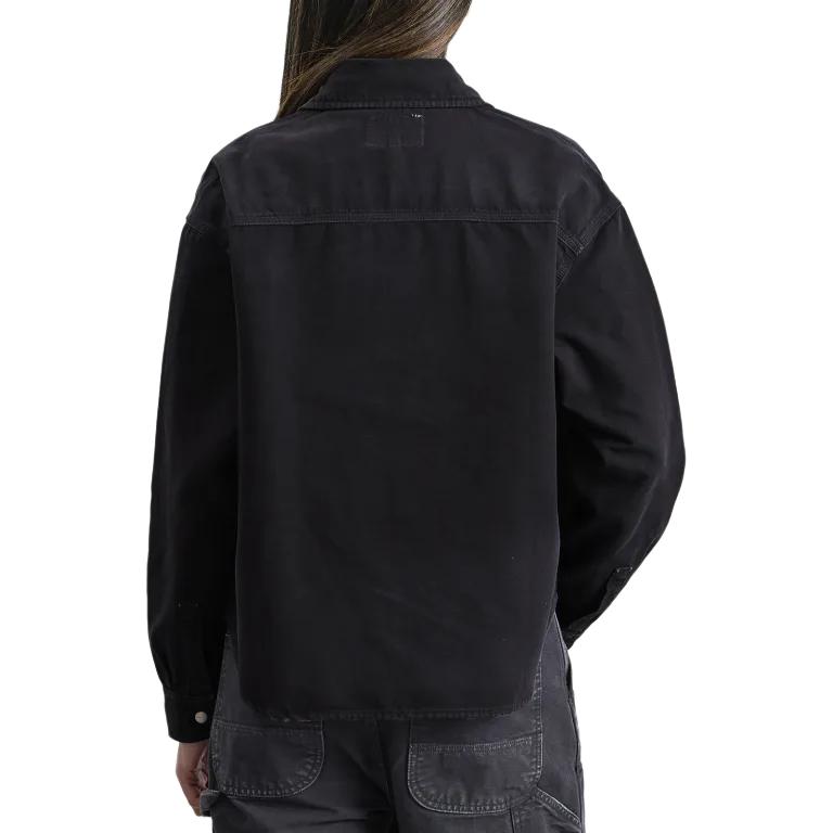 Carhartt WIP FW26 Georgia Shirt Jac With Chest Pocket Woven Label Casual Long Sleeve Shirt Jacket Women Jackets I036876-89-17