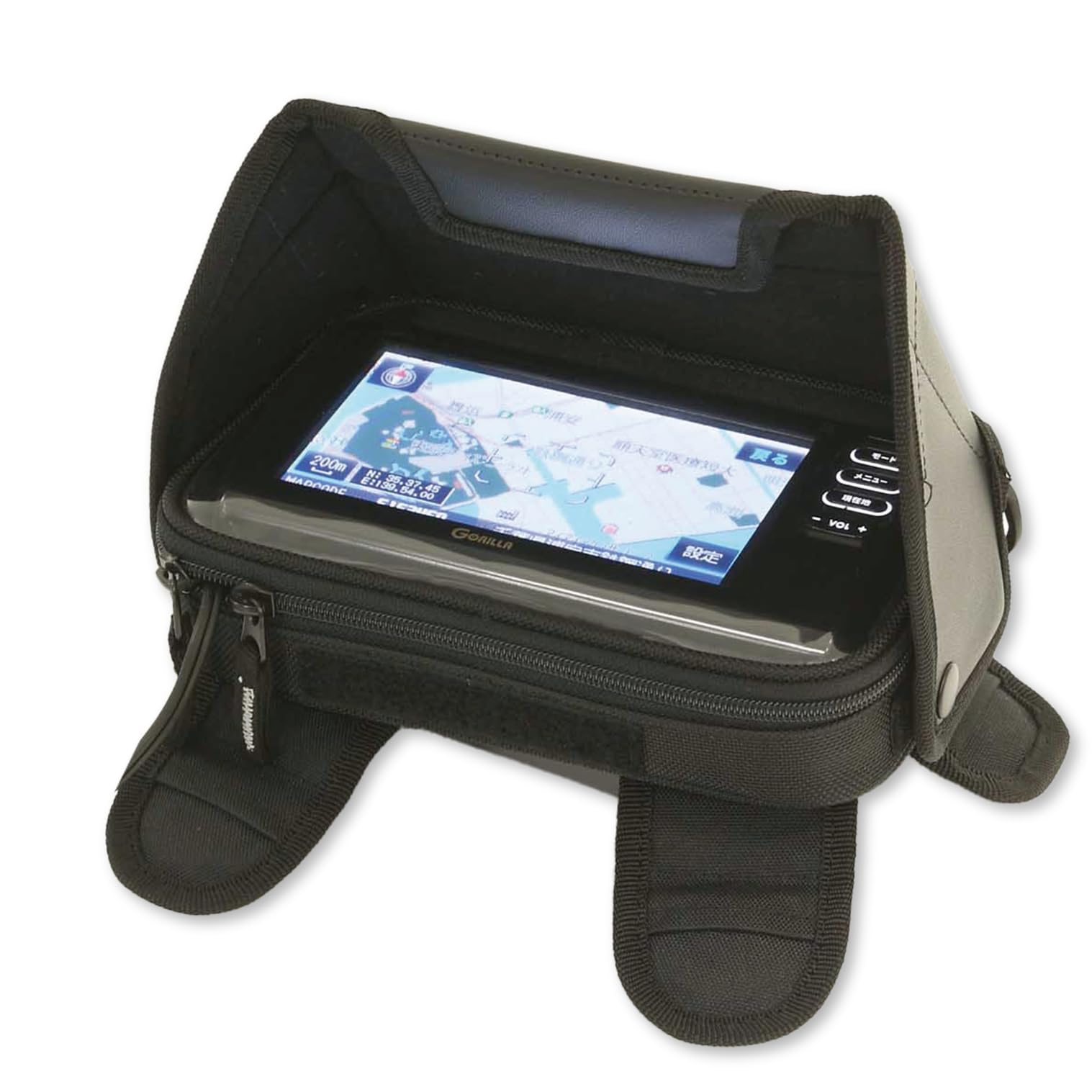 

TANAX MOTOFIZZ Angle Navigation Pocket Navigation Bag, Black, MFK-138 (1.2L Capacity)