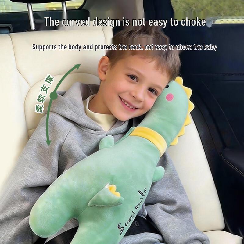 Child Car Seat Belt Shoulder Pad and Travel Neck Pillow