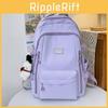 Urban Style Student Backpack For Girls With Large Capacity And Waterresistant Nylon Material For School