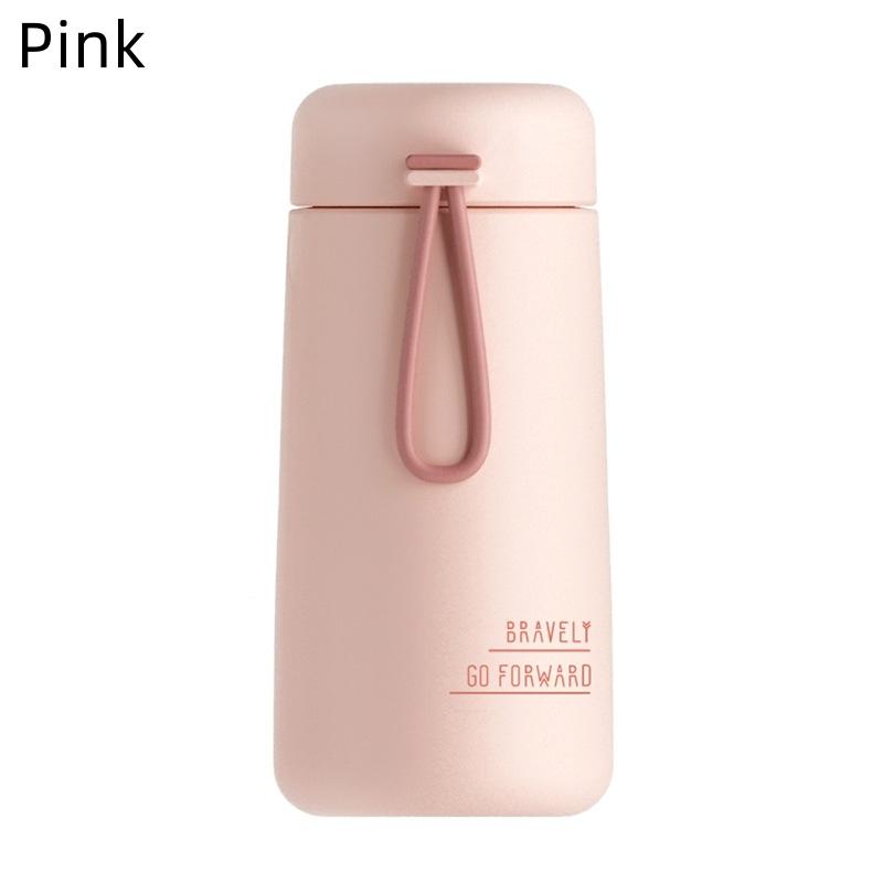 1PCS Tumbler Thermos Cup Milky White Coffee Mug Car Insulated Water Bottle Travel Stainless Steel Vacuum Flasks Drinking Kettle