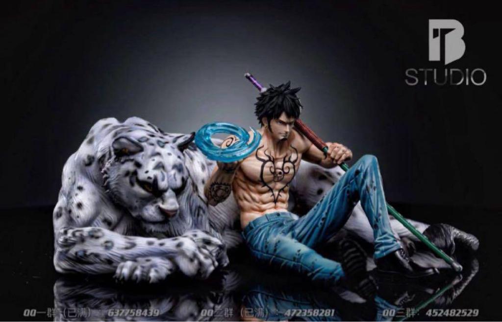 [USED] One Piece Trafalgar Garage Kit Figure (No Tiger, Only Law)