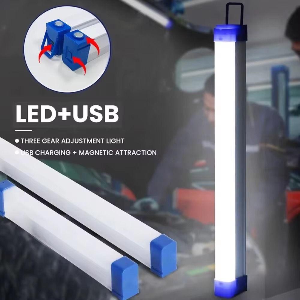 Magnetic Suspension Portable Light Bulb 17/32/52CM Camping Light  Night Market