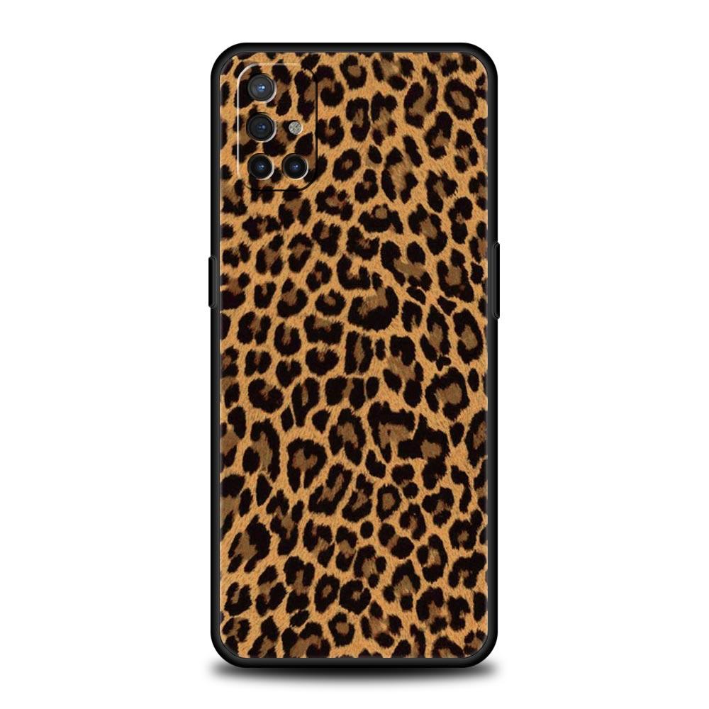 Phone Case For OnePlus 12 11 10 9 Pro 9T 12R 10R 9R 9RT 10T 8T 8 7 6T 7T Nord 2T CE 2 5G N200 N10 Cover Leopard Cheetah Print