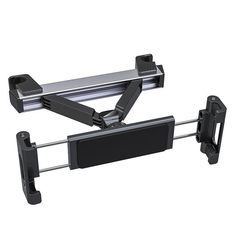 2026 Telescopic Rear Seat Tablet & Phone Holder for Car Headrests темно-серого