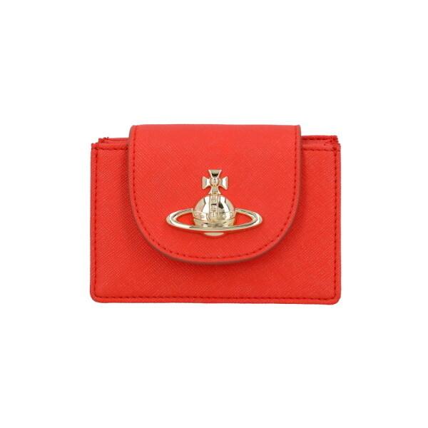 Vivienne Westwood Saffiano Flap Card Wallet 5402000aw S0021