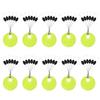 60/120PCS 10/20 Group Set Rubber Silicon Space Bean Sea Carp Fly Fishing Black Rubber Oval Stopper Fishing Float Fishing Bobber