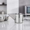 Stainless Steel Pouring Pitcher with Measurement Graduations Food Grade Metal Measuring