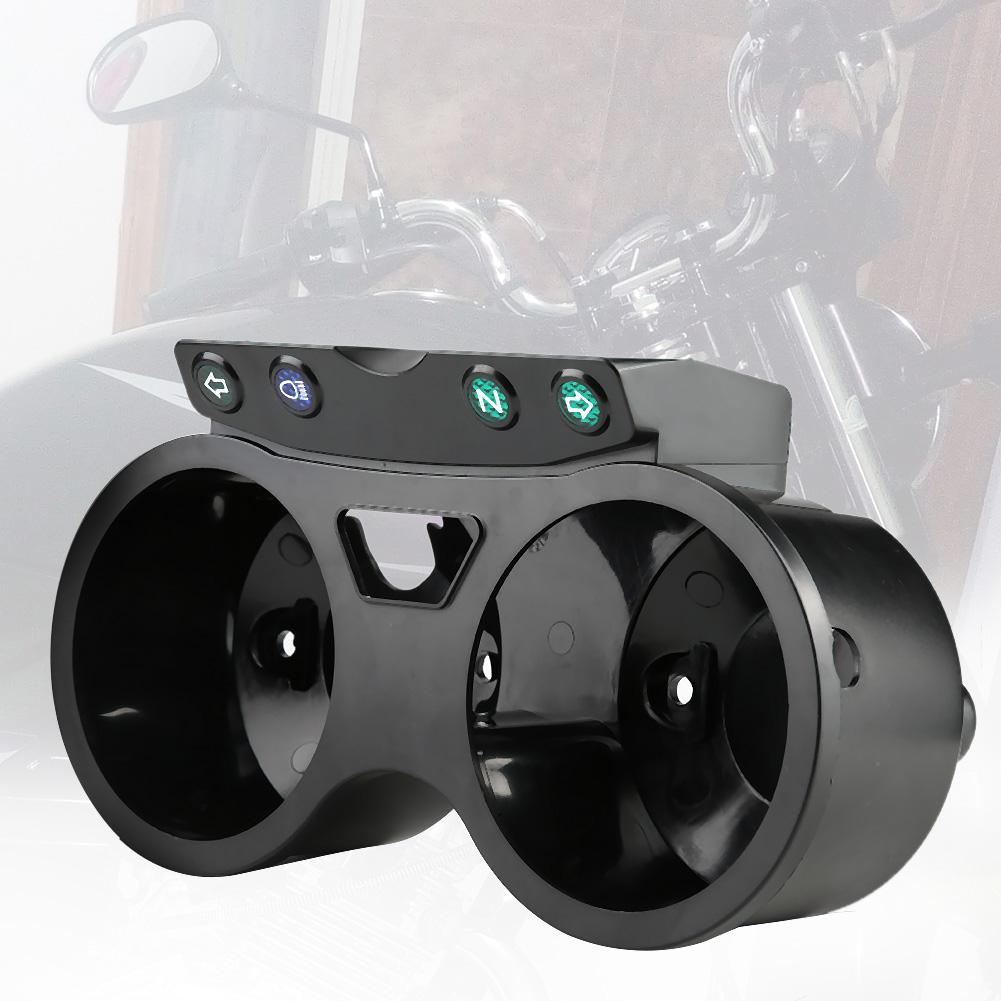 Black Speedometer Odometer Lower Meter Cover for Yamaha YBR 125 ED 2005 2009