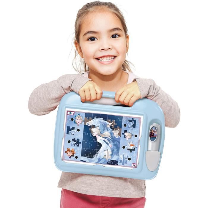 Jeu de voyage la reine des neiges 2 - clementoni - 16186 - quizz interactif pour enfants