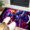 Cyberpunk Gaming Hero Office Rug Chair Mat, Entryway Carpet, Suitable for Front Door, Bedroom, Living Room, Desk, Holiday Gift